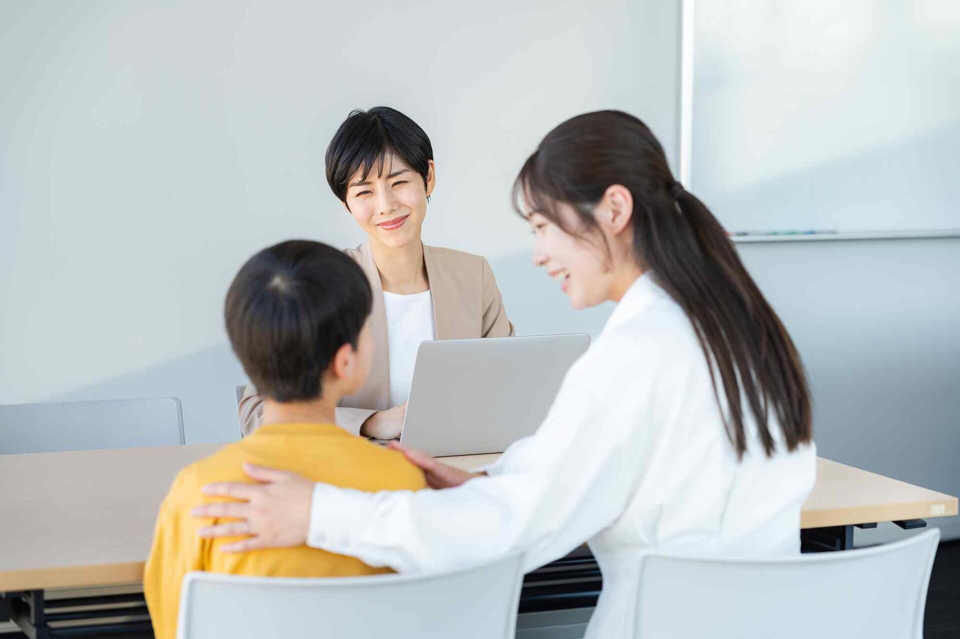面談をして、一人ひとりの生徒に適切なアドバイス陽明塾独自の「別格の指導」